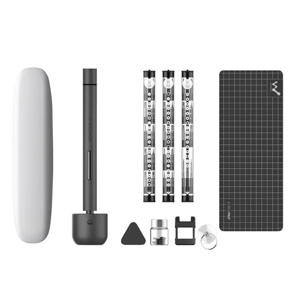 

Wowstick 1F Pro мини электрическая отвертка Перезаряжаемые беспроводные Мощность отвертка комплект светодиодный светильник литий Батарея работ...