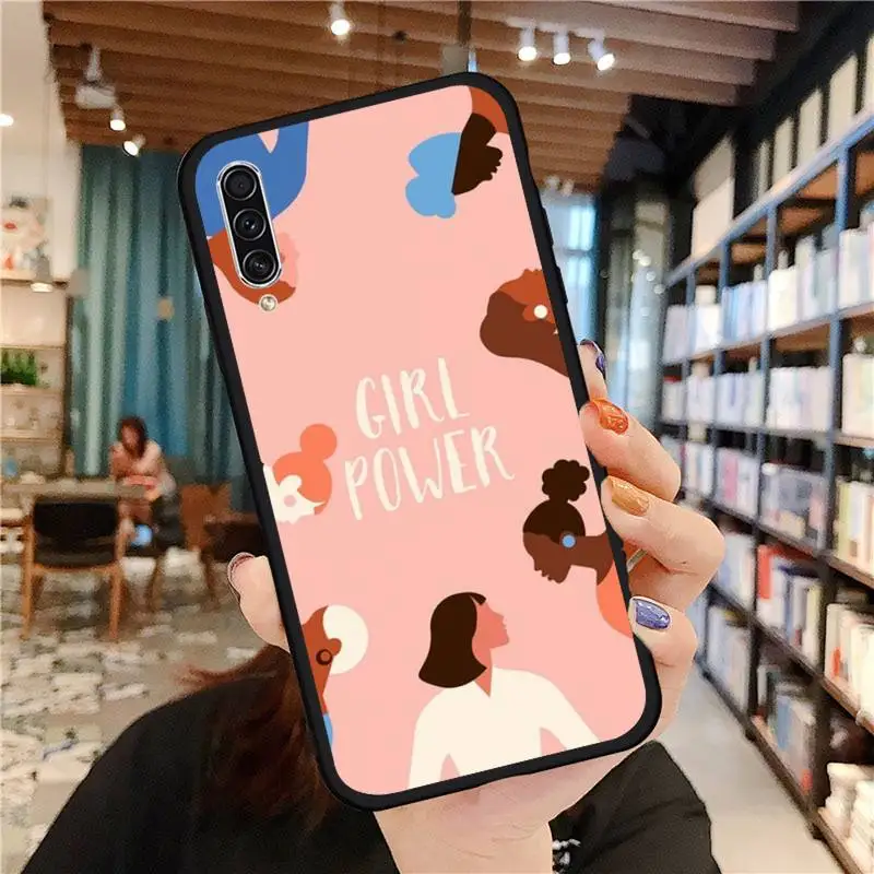 

Feminist fist pattern Phone Case For Samsung galaxy A S note 10 7 8 9 20 30 31 40 50 51 70 71 21 s ultra plus