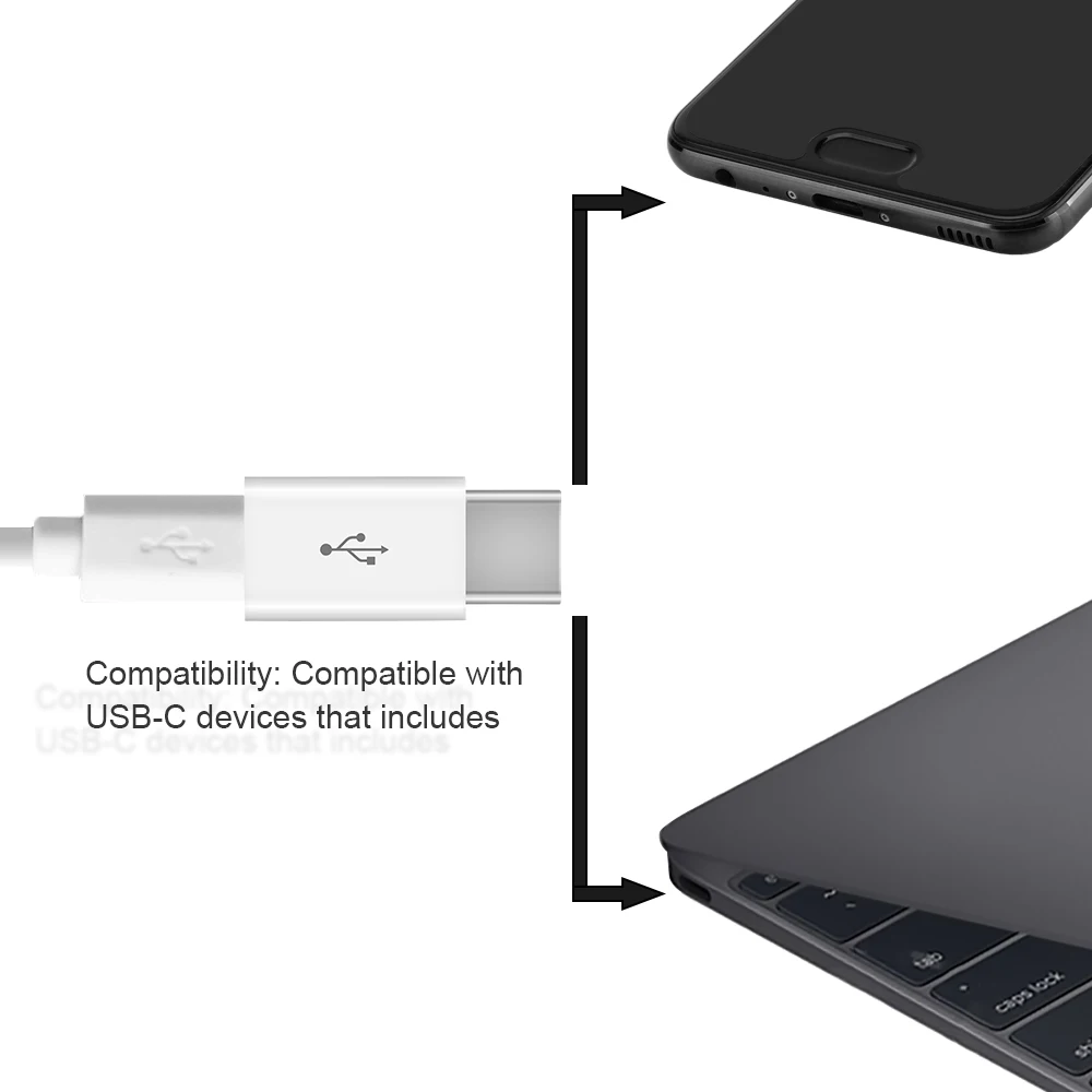 

Practical USB Adapter USB C To Micro USB Converter Cable Type C AdapterUSB 3.1 for Macbook Samsung S8 Huawei P10 P9 OTG Adapter