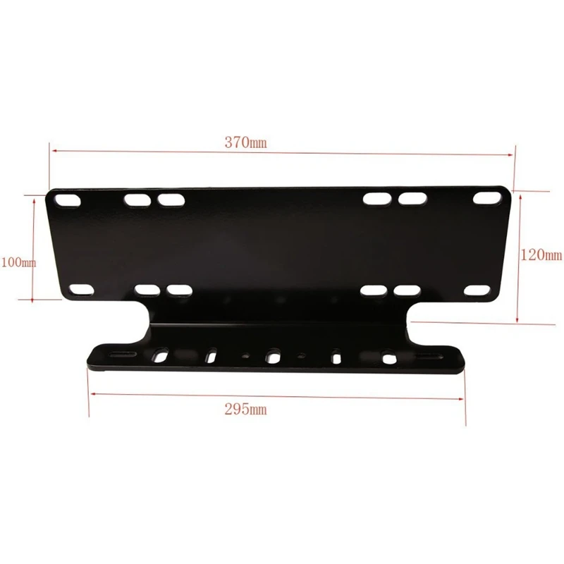 1Pcs Front Bumper License Plate Mounting Bracket for Truck Off-Road SUV 4X4 4WD LED Lights Mount Holder fo | Автомобили и