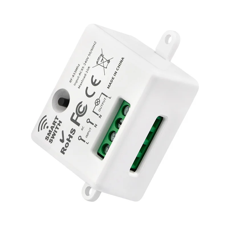 Mini Tuya WIFI Smart Switch Life Push Button Light RF 433Mhz Wall Panel DIY Relay Module Timer Google Home Alexa | Обустройство дома