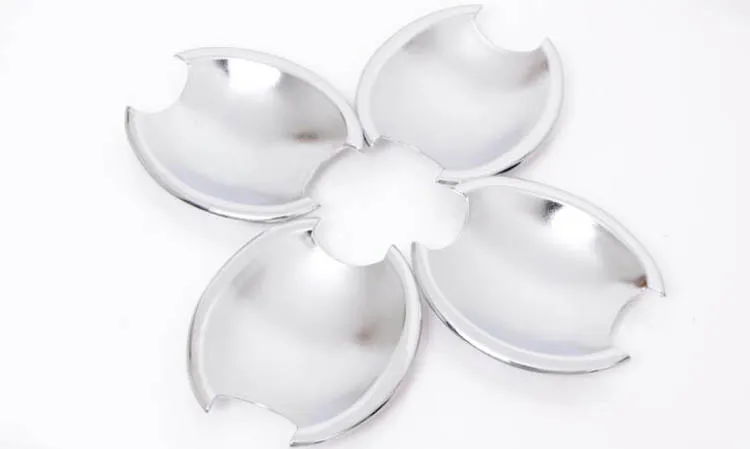 Стайлинг автомобиля Хромированная ручка двери + крышка чаши литье под давлением