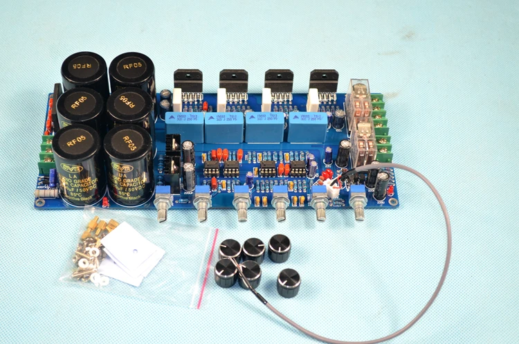 New LM3886 2.1 subwoofer fever level power amplifier board hifi with protection circuit DIY |