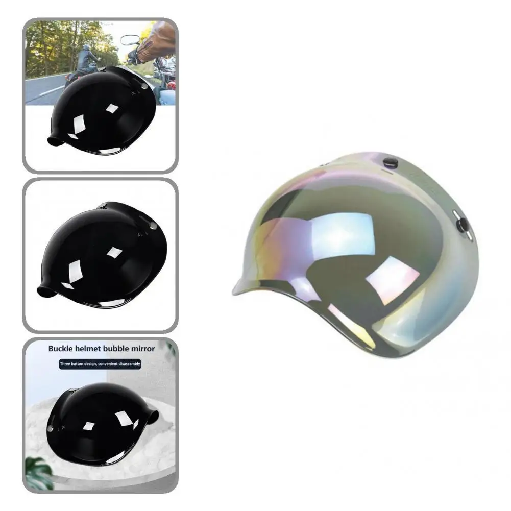

UV-Proof Great Motorcycle Helmet Sun Shade Protector Unbreakable Bubble Windshield Wind-proof for Cycling