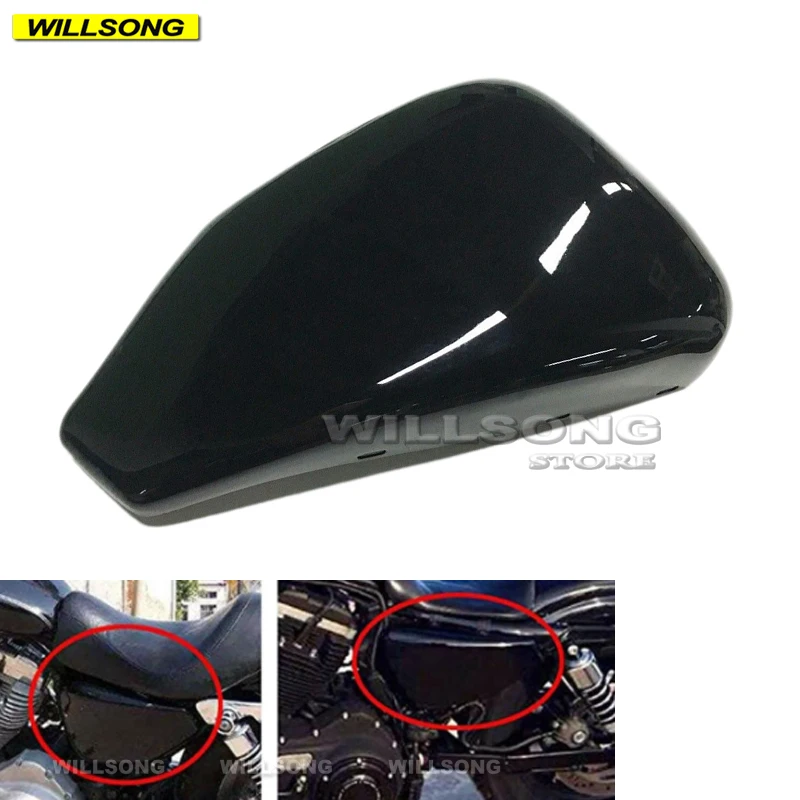 Левая БОКОВАЯ Крышка батарейного отсека Защитная подставка для XL 883/1200 Nightster Roadster