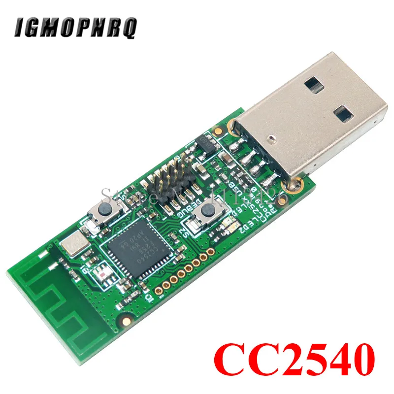 CC2540 CC отладчик ZIGBEE эмулятор CC2531 CC2540 анализатор Беспроводная плата Bluetooth 4,0 ключ ЗАХВАТ USB программатор кабель загрузчика - Цвет: CC2540
