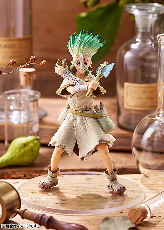 

In Stock POP UP PARAD Dr.STONE FIGURE of STONE WORLD SENKU ISHIGAMI PVC 17CM Action Figure model Figurals