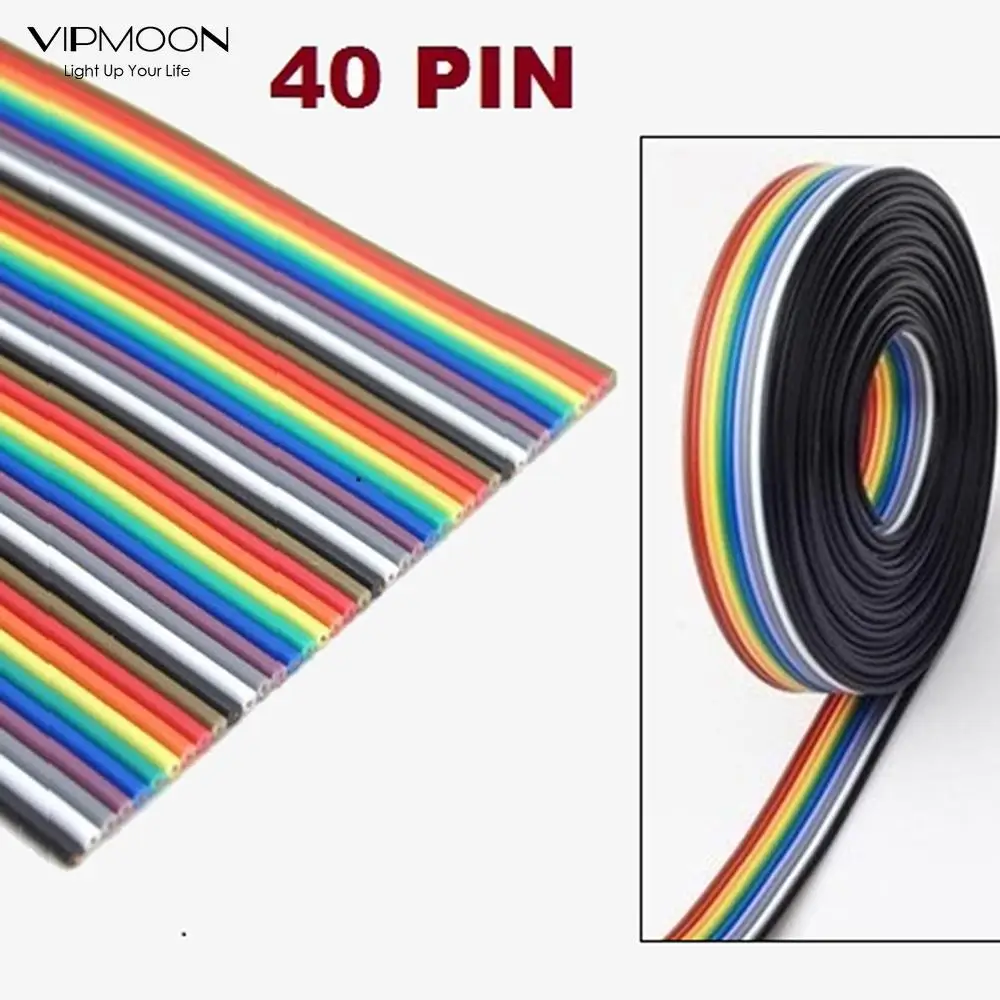 

1/2/3/4/5/10M Dupont Line 40Pin 1.17mm Jumper Wire Dupont Cable for Arduino