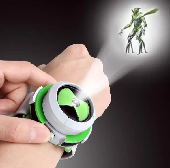 Горячая Распродажа часы Omnitrix Ben 10 с 30 узорами Детские проекционные японские