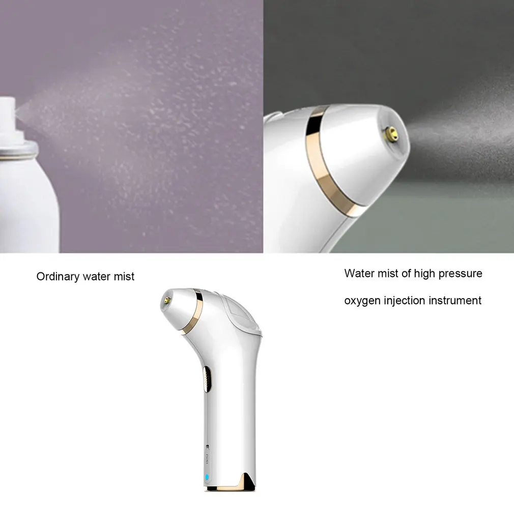 New Oxygen Injection Mist Facial Sprayer Humidifier Nebulizer Face Steamer Moisturizing Beauty Instruments Skin Care Tools | Красота и