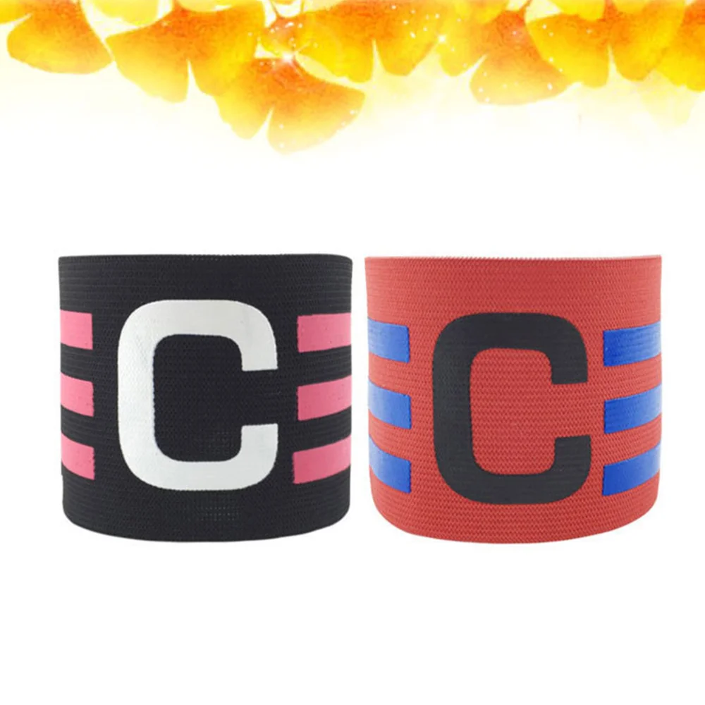 

Football Captain's Armband Simple Colorful Durable Small Football Captain's Armband for Man Or Woman (Blue Yellow)