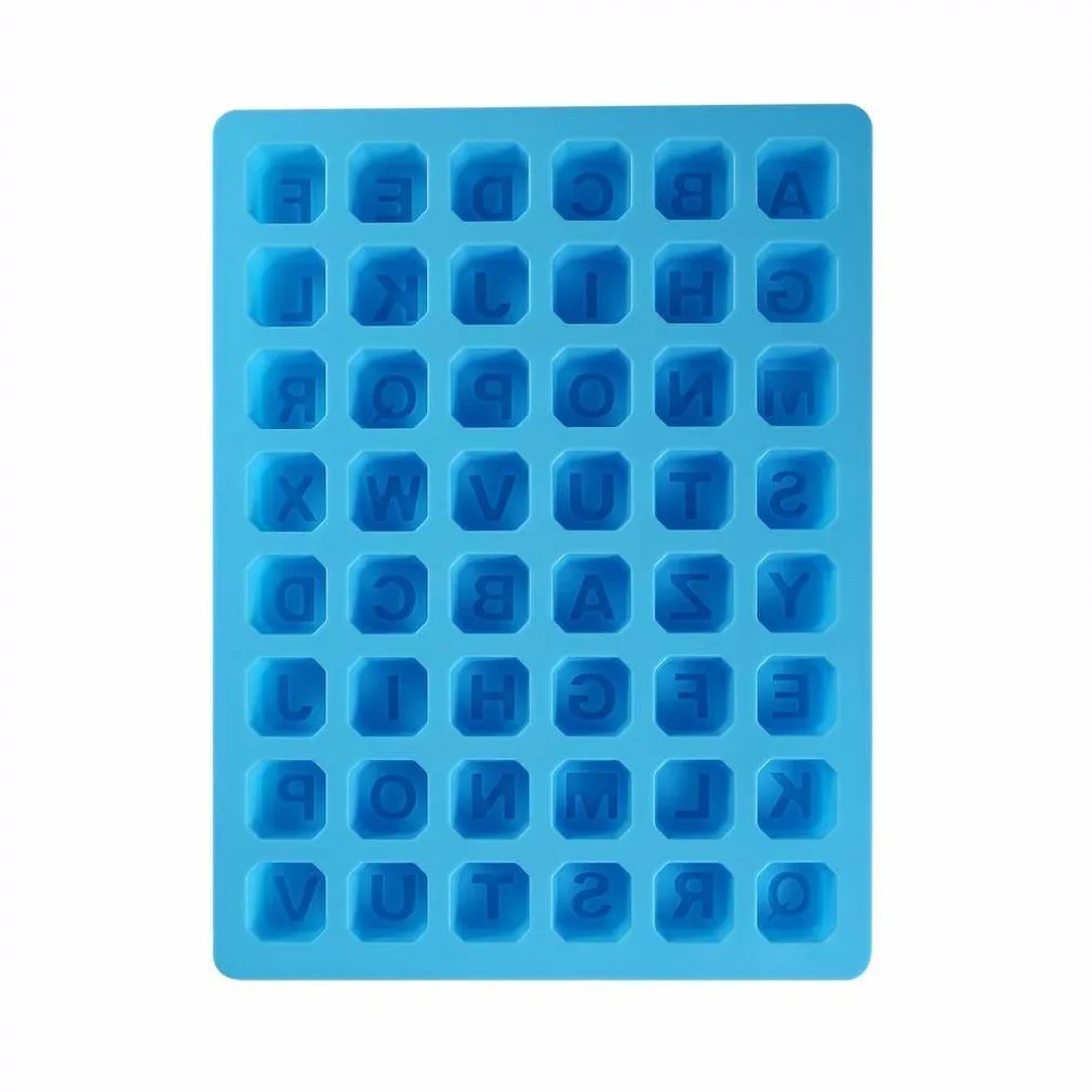 Силиконовая форма с английским алфавитом для самостоятельного приготовления