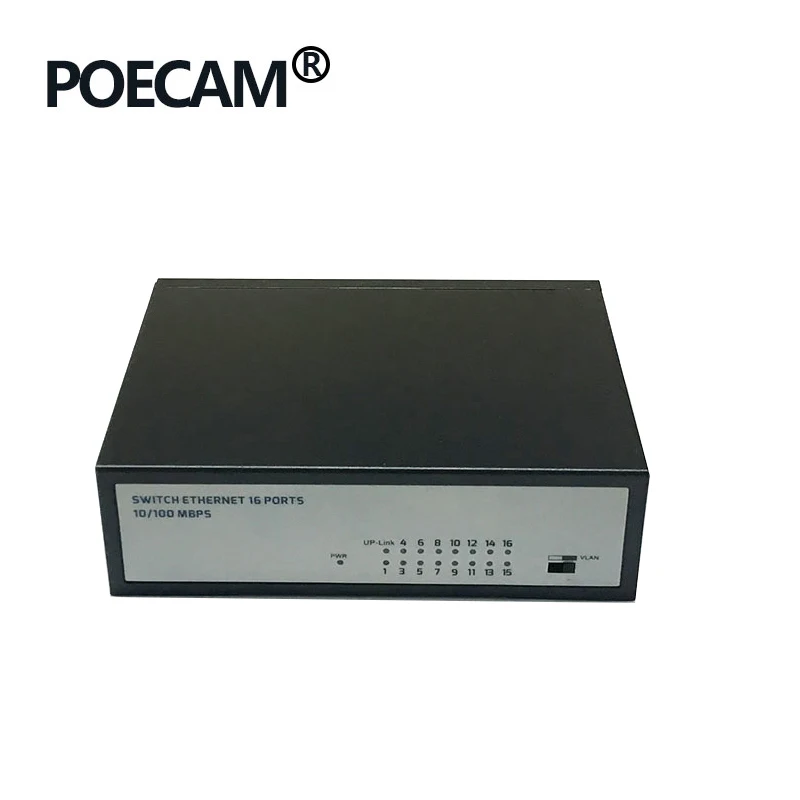 16 портов мини Ethernet сетевой концентратор переключатель применение фабрика Totel Share