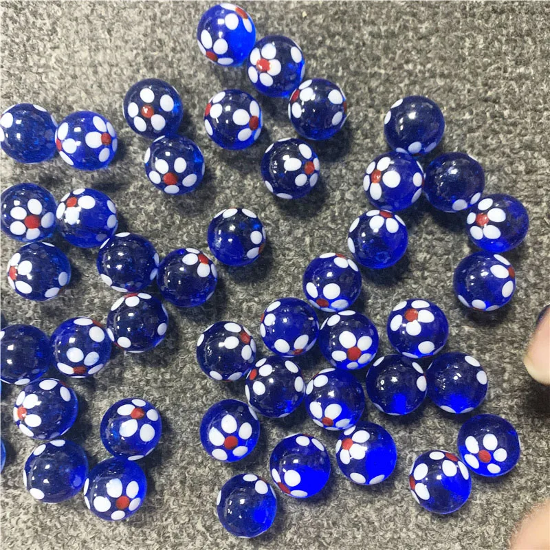 

1/5/10pcs 20Mm Glass Ball Cream Cattle Small Marbles Pat Toys Parent- Child Beads Console Game Pinball Machine of Bouncing Ball