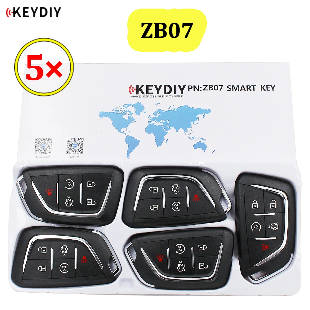 5PCS/LOT Universal ZB07 KD Smart Key Remote for KD-X2 Car Replacement Fit More than 2000 Models | Автомобили и мотоциклы