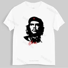 Мужские летняя хлопчатобумажная футболка Свободные топы CHE GUEVARA с коротким рукавом, Мужская футболка для фитнеса, футболки Swag Moleton Skate, унисекс футболка