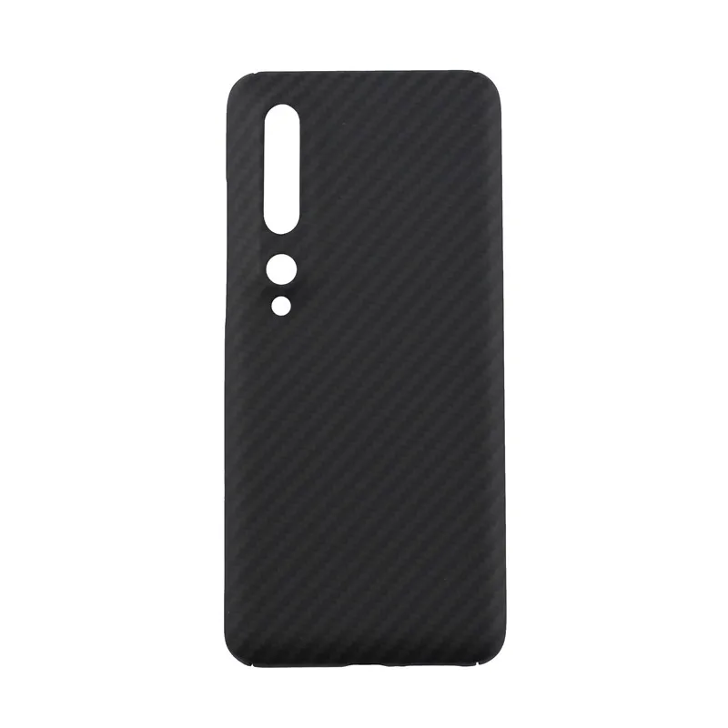 Чехол из углеродного волокна для Xiaomi Mi 10 Pro ударопрочный жесткий чехол