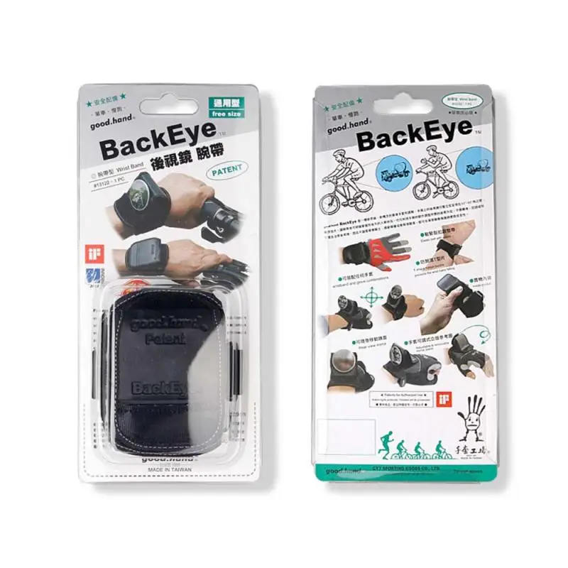 

Cycling Wrist Mirror Rear View Rearview Safety Bike Arm Back Mirror WEST BIKING Bicycle Rear Reflector Wrist Mirror