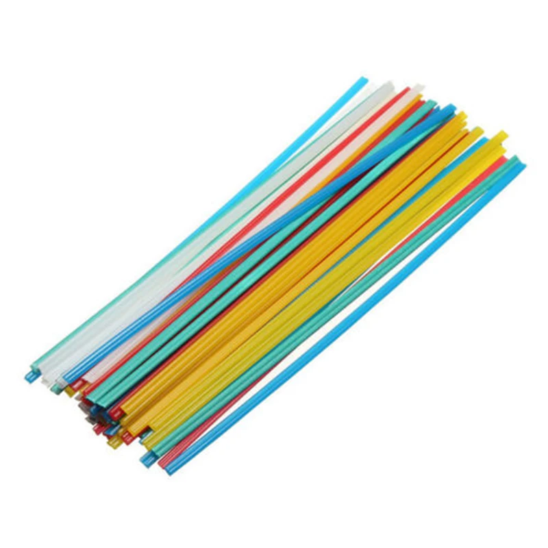 

50pcs Mixed Plastic Welding Rods PP/PVC Plastic Welder Sticks Tool Kit 25cm Welding Rod Welding Sticks Electrode