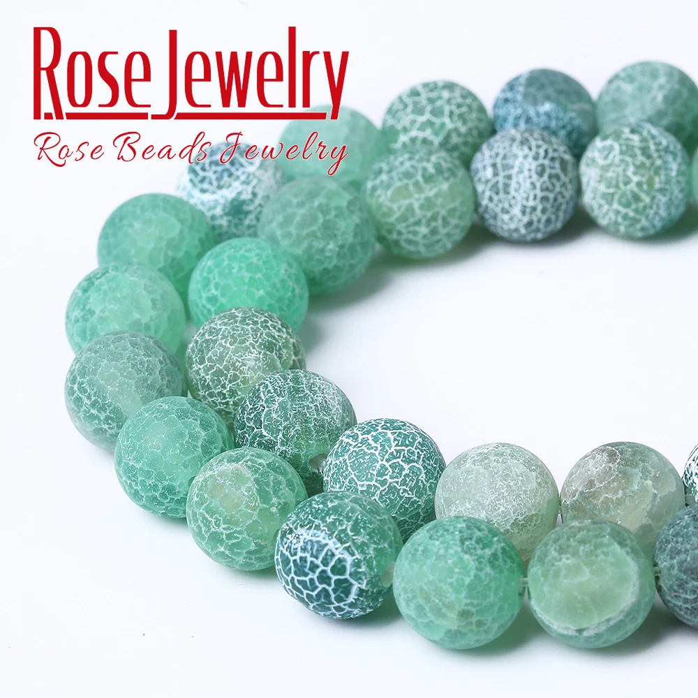 Бусины из натурального агата и оникса россыпью бусины зелёного мороза для