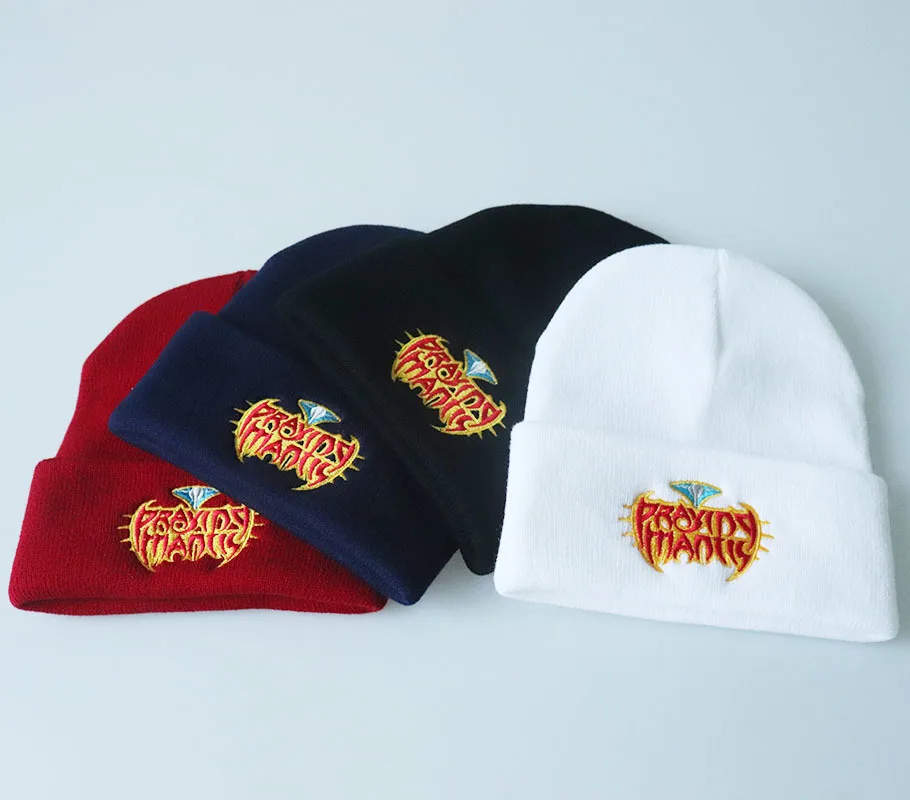 

PRAYING MANTIS Embroidered Skullies Beanies Men Winter Hat Women Knitted Hats for Men Cap Winter Beanie Hat Warm Men's Cap