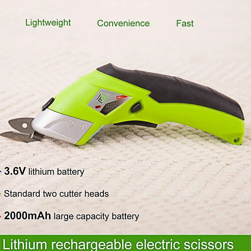Многофункциональные Беспроводные электрические ножницы для ткани кожи ремесло