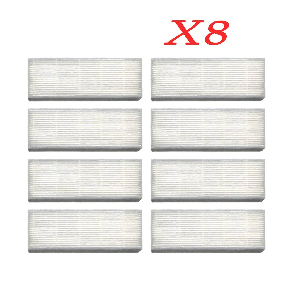 

6 / 8 pieces robot vacuum cleaner new HEPA filter for Conga 1290 1390 series robot vacuum cleaner parts