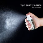 1 шт. прозрачная пустая бутылочка с распылителем для спирта, флаконы для распыления 30 мл60 мл, пластиковый многоразовый мини-контейнер, пустые косметические контейнеры