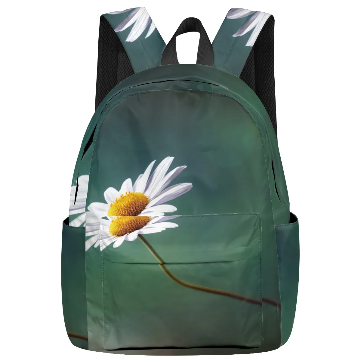 Рюкзак Morning Is Misty с белыми цветами внутренний брелок для ключей роскошный рюкзак