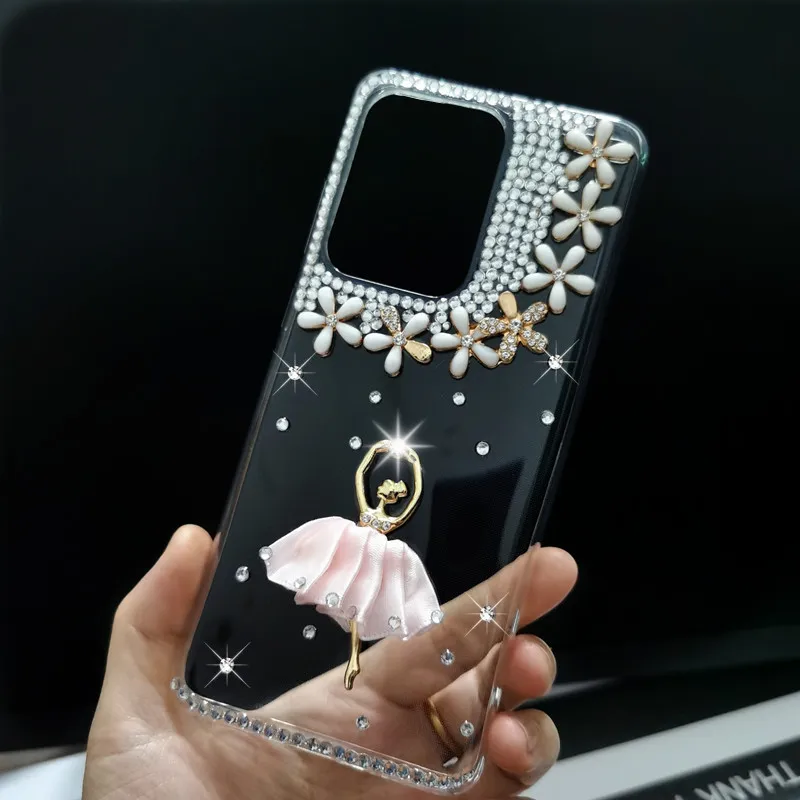 Силиконовый чехол со стразами для Galaxy A12 M31 A31 A51 A71 A50 A70 A7 A5 Samsung S20 Ultra S21 Plus A02s A21S |