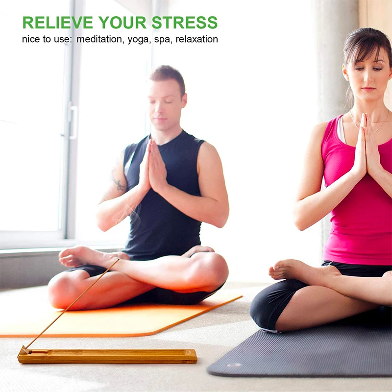 Бамбуковый держатель для палочек с регулируемым углом курильница благовоний