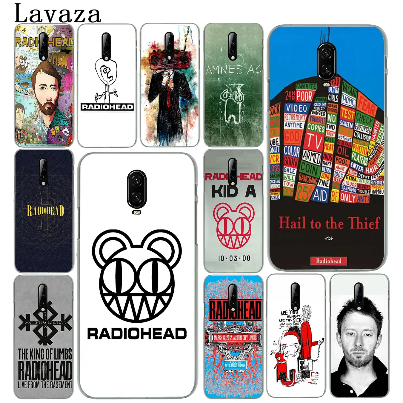 Radiohead Великобритания жесткий пластиковый сотовый Чехол для телефона Oneplus 7 7T Pro 6 6T