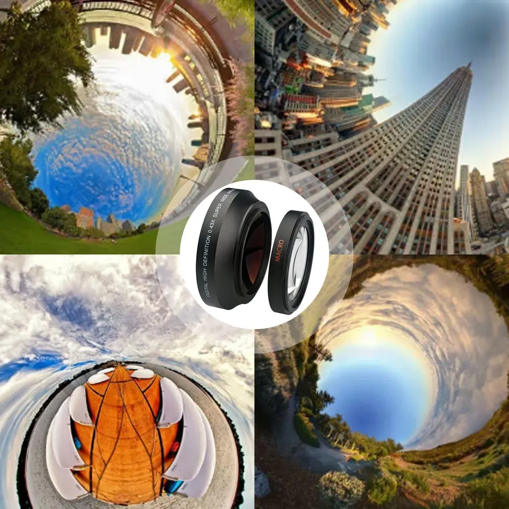 

67MM 0.43x Professional HD Wide Angle Lens (w/Macro Portion) For Digital Cameras
