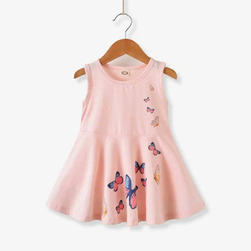 

Baby Girls Dress Girls Summer Dress Cartoon Dress Princess Dress 2-7 years1