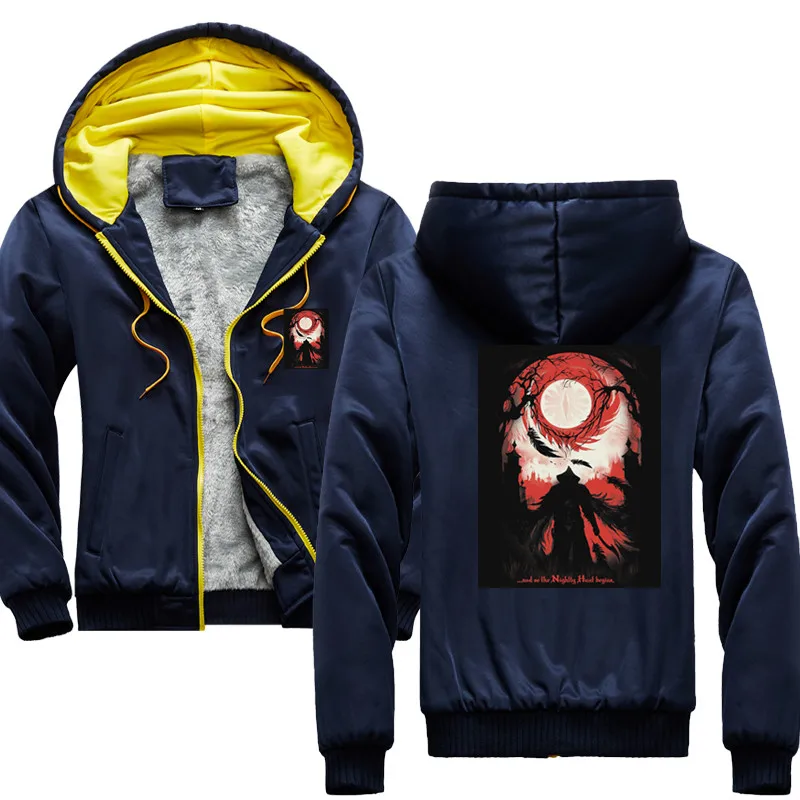

New Fashion Men Keep Warm Thick Hoodie And so the Nightly Hunt begins Hoodie Gift Sweatshirt Funny Casual Jacket Streetwear