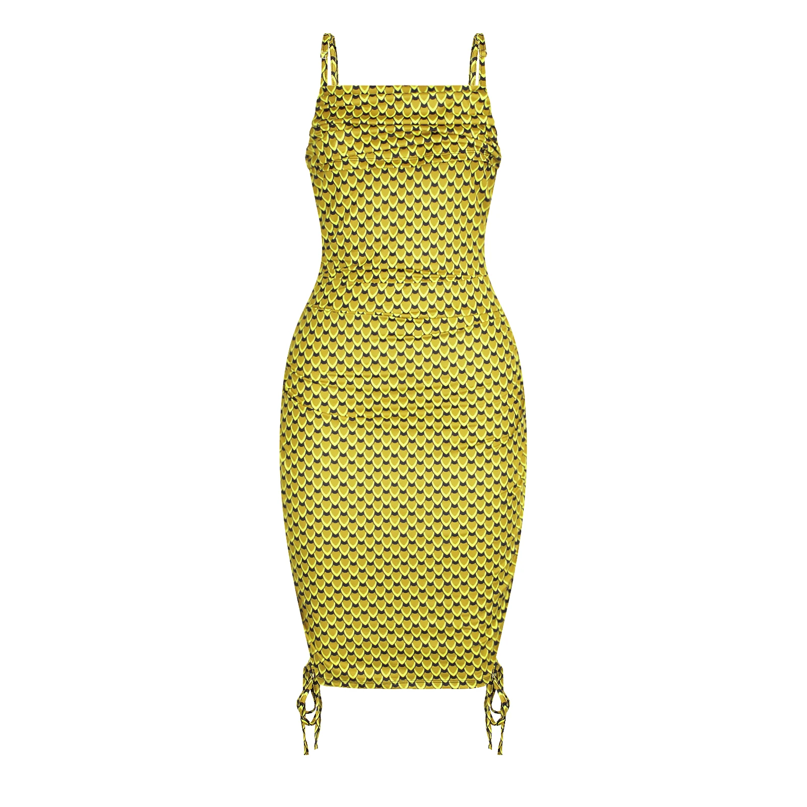 

Sexy American Ladies Fun Summer Dress 2021 American 3D-Printed Women's Dress with Strap Dresses 3X01