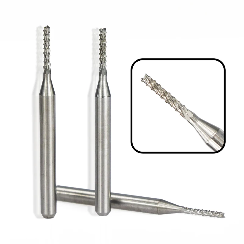 

Free Shipping 10pcs 1.1-1.6mm PCB Milling Cutter CNC Machine Router Bit Corn Milling Cutter For Metal Milling Engraving Bit