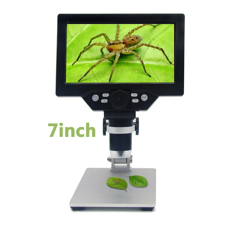 

1200X Digital Microscope For Soldering Electronic Video Microscope 7inch LCD 12MP Continuous Amplification Magnifier Tool