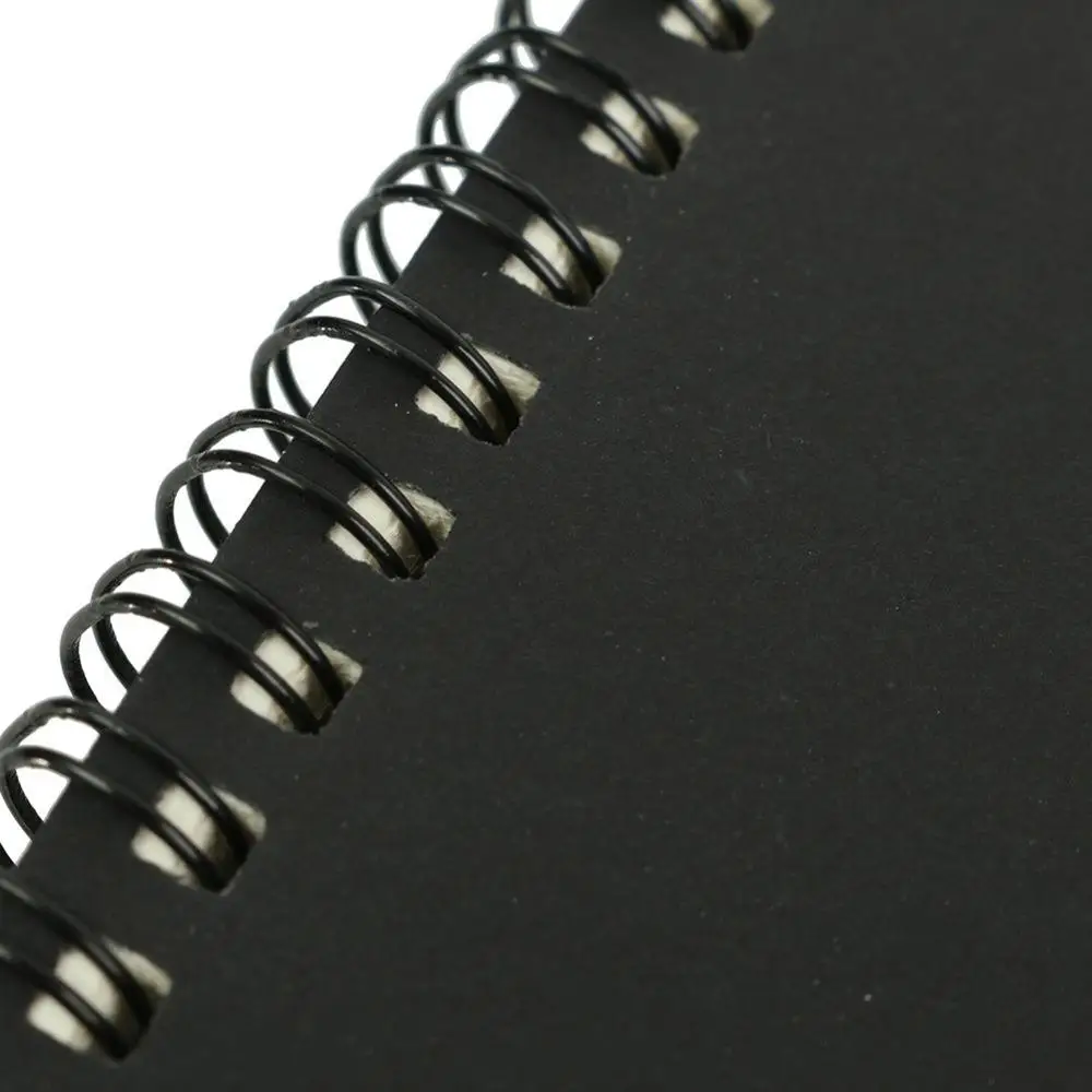 Ретро ноутбук из крафт бумаги с спиральным переплетением без рисунка подарок на