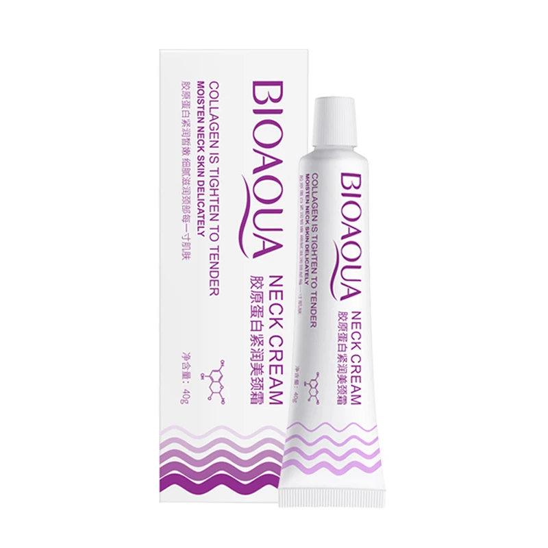 Коллагеновый крем для лица и шеи 40 г удаление морщин разглаживание линии против