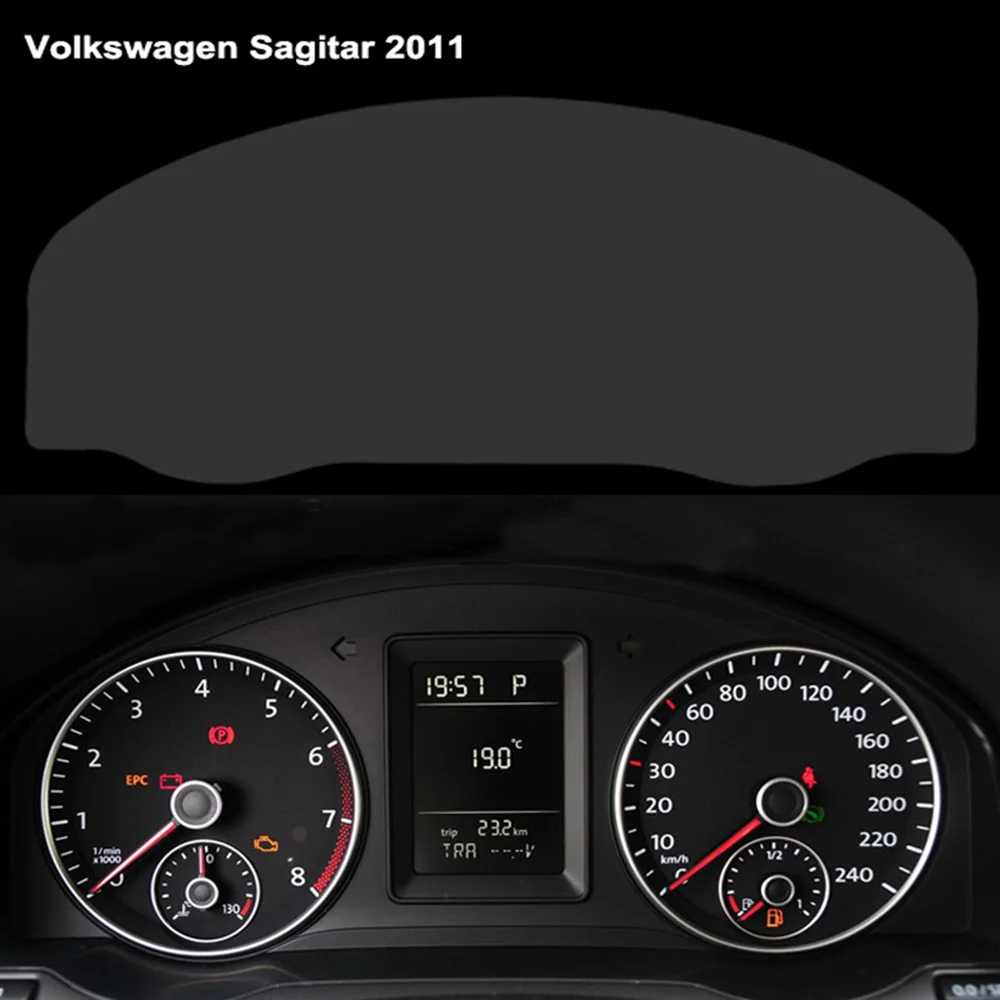 Стайлинг автомобиля защитная пленка для приборной панели защита экрана vw Passat B8 CC