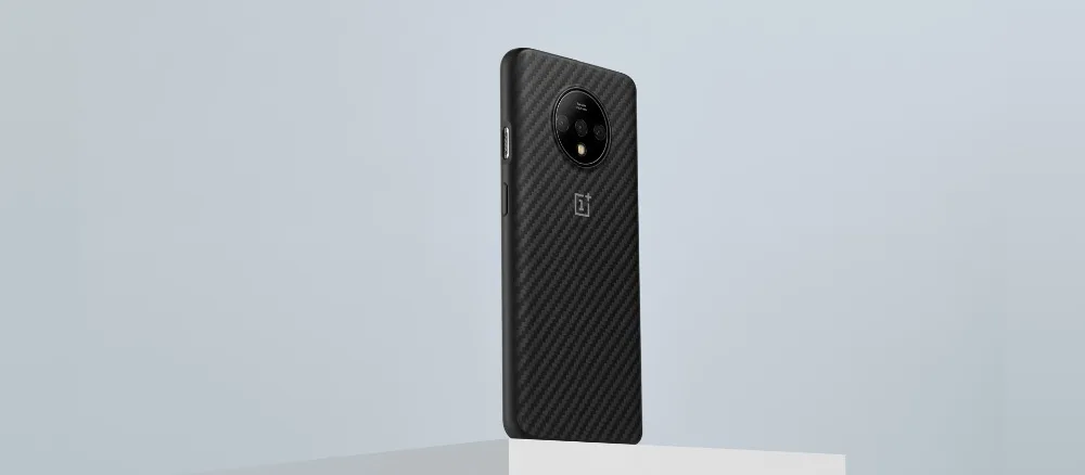 Чехол-бампер для OnePlus 7T официальный материал кевлар+ ТПУ полная защита Официальный чехол-накладка