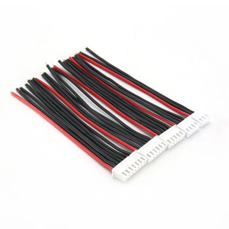 

5Pcs / lot 2s 3s 4s 5s 6s LiPo Battery Balance Charger Plug Line/Wire/Connector 22AWG 100mm JST-XH Balancer cable good quality