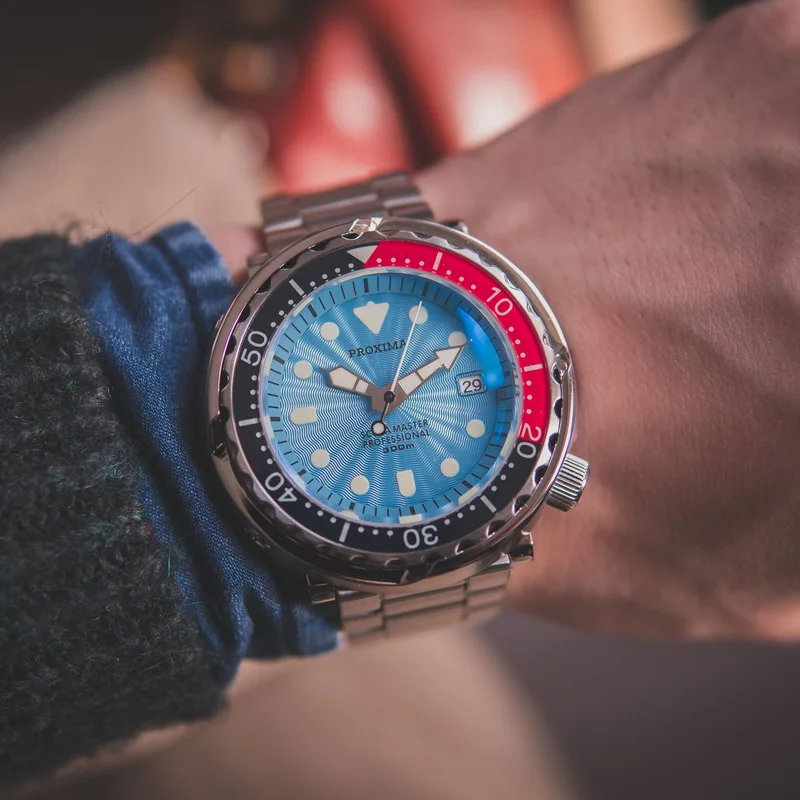 Мужские часы для дайвинга PROXIMA автоматические механические спортивные наручные