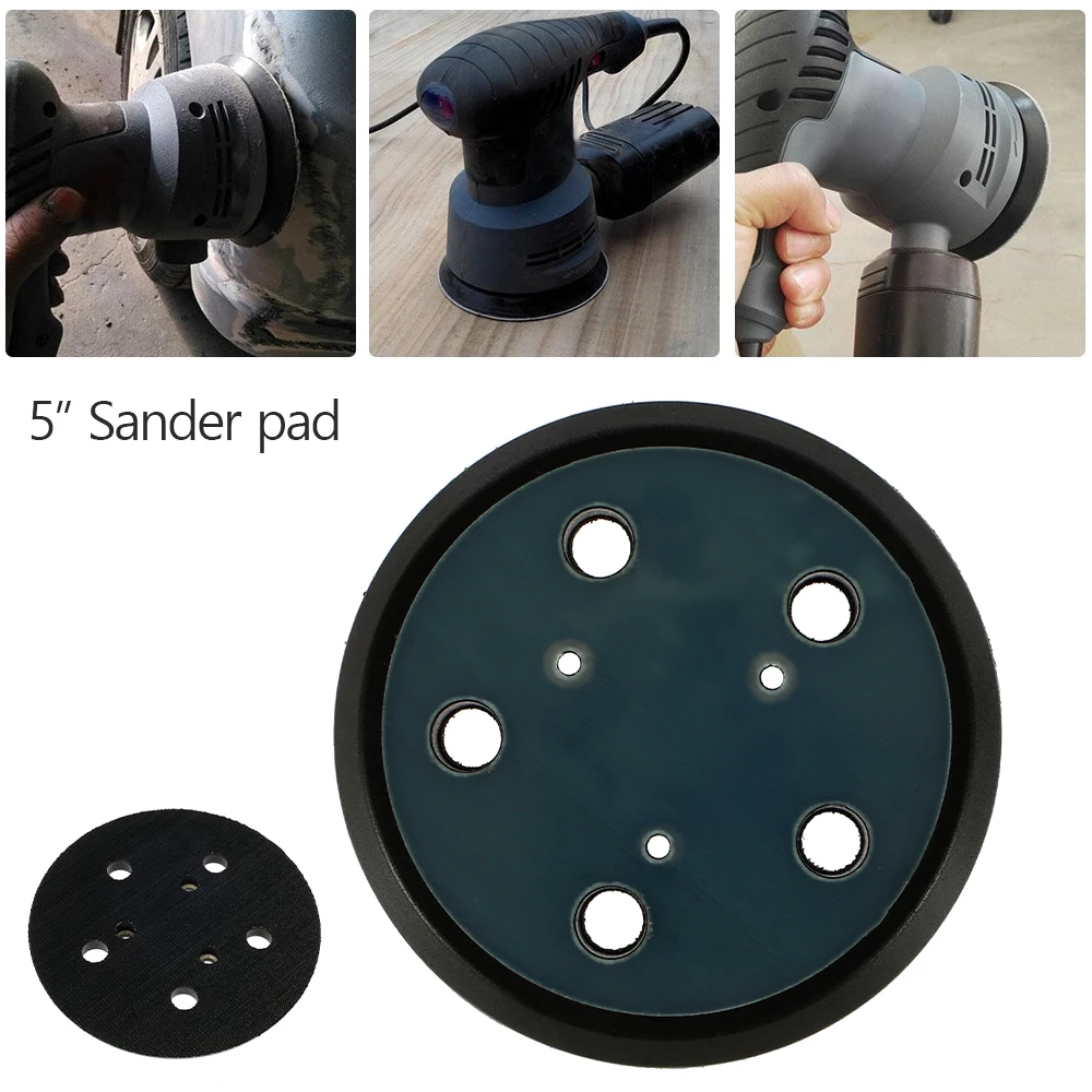 5 дюймов отверстий 125 мм крюк петля шлифовальная подложка колодки Электрический