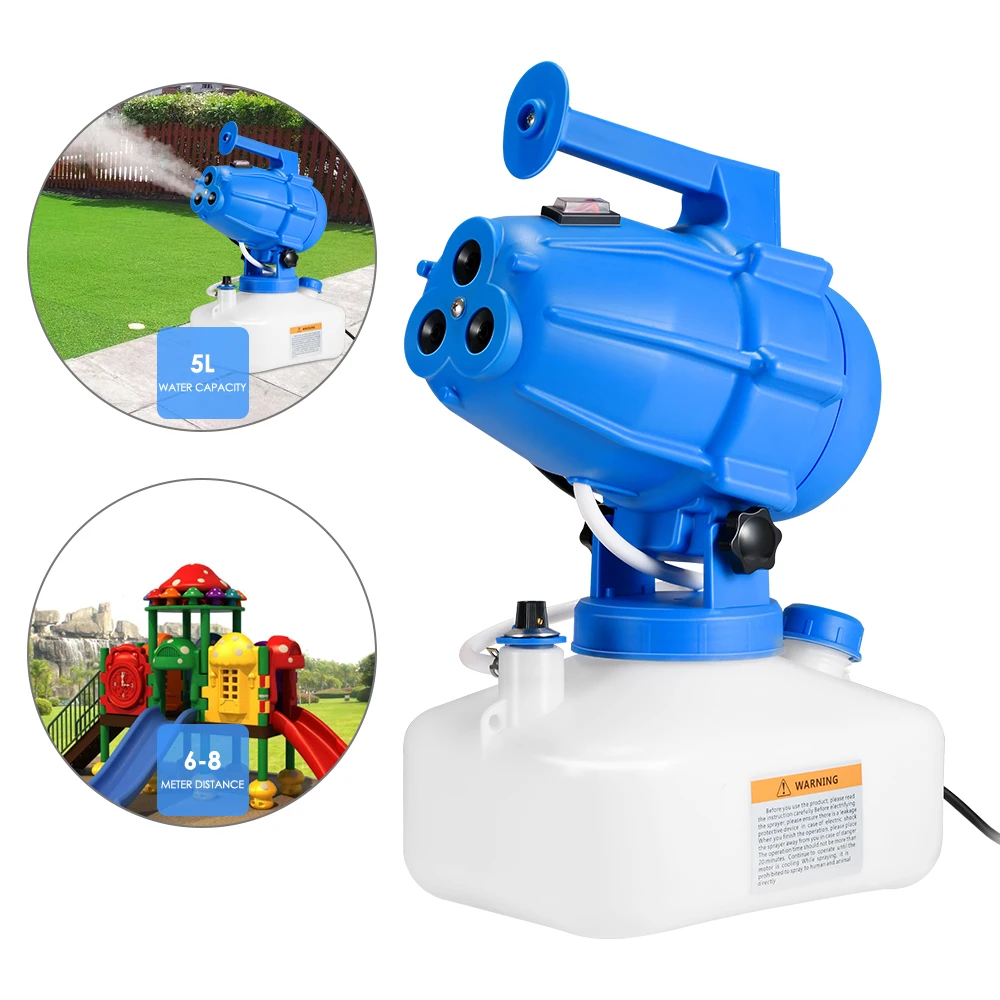 

1200W 5L Portable Nebulizer Sprayer Hotels Residence Community Office Disinfection Sterilization