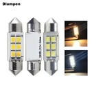 Супер светодиодная гирлянда 36 мм светильник canbus SMD 2835 6 светодиодов 24 v ошибок авто Интерьер Doom лампы Грузовик номерных знаков лампы 24 вольт