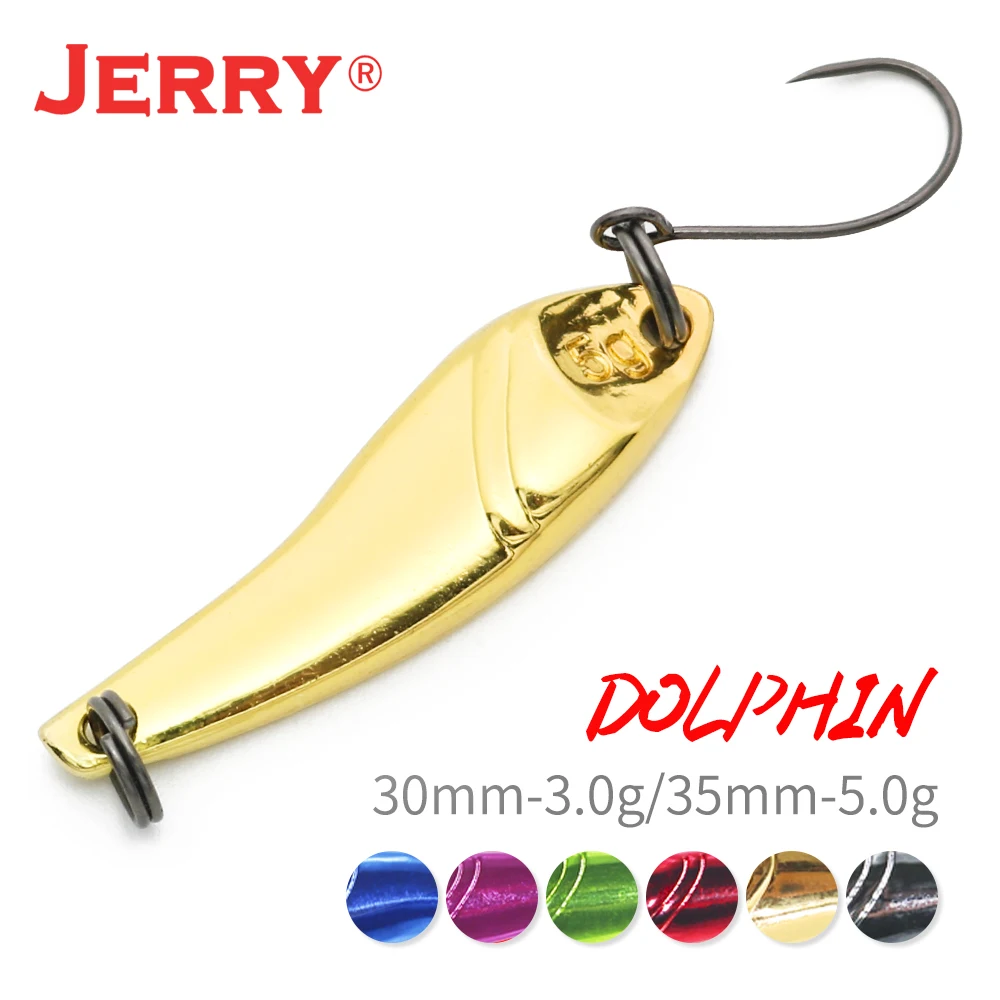 Jerry3g микро ложка для спиннинга блесна ловли с инкрустацией вольфрамовые