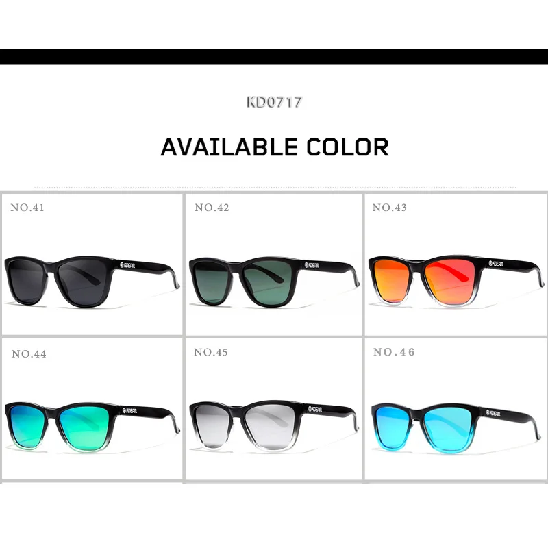 

Kdeam Spain popular Sunglasses men's leisure Polarized Sunglasses trendy women's outdoor glasses kd0717