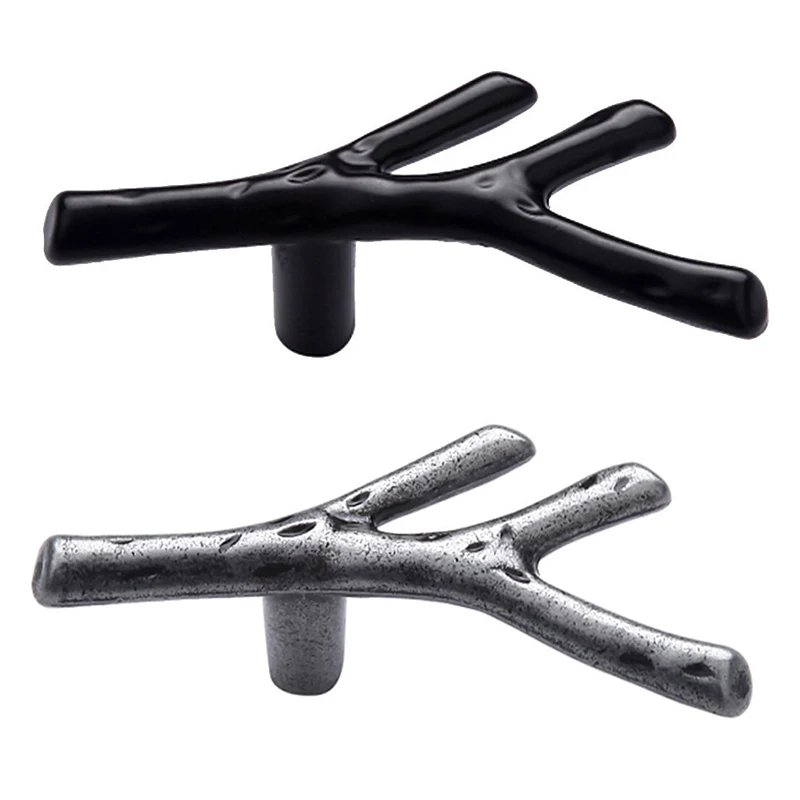 

Creative tree branch shape, furniture handles door handles cabinet knobs knob handle for furniture kitchen wardrobe - 69mm*21mm